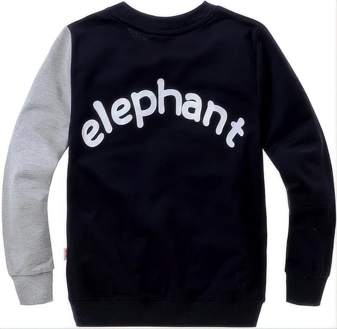 Cute Elephant Crewneck Sweatshirt for Boys