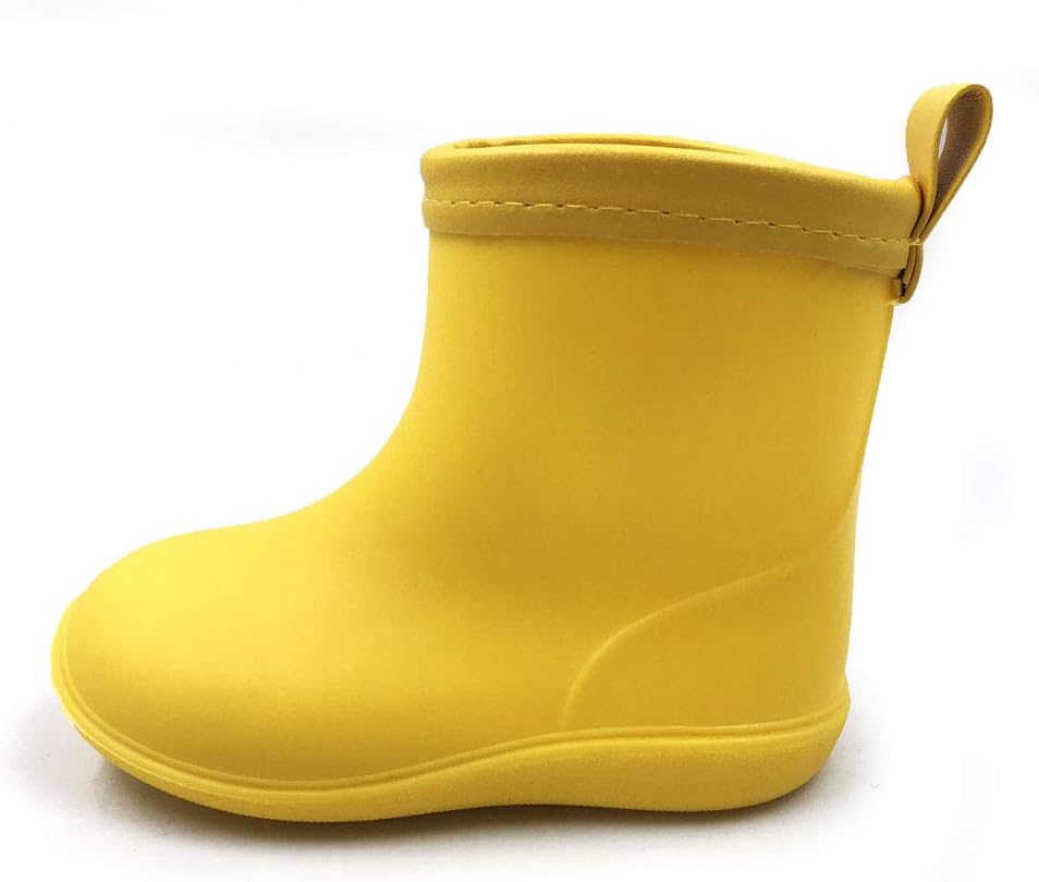 Ammoj Baby Kids Easy On Rain Shoes Boots for Toddler Little Kid