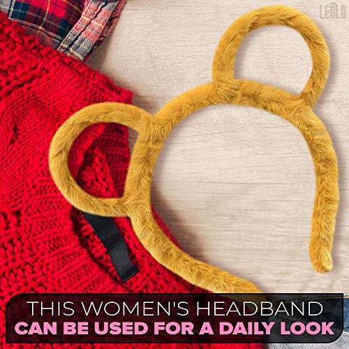 Yellow Bear Non-Slip Plush Hair Accessory