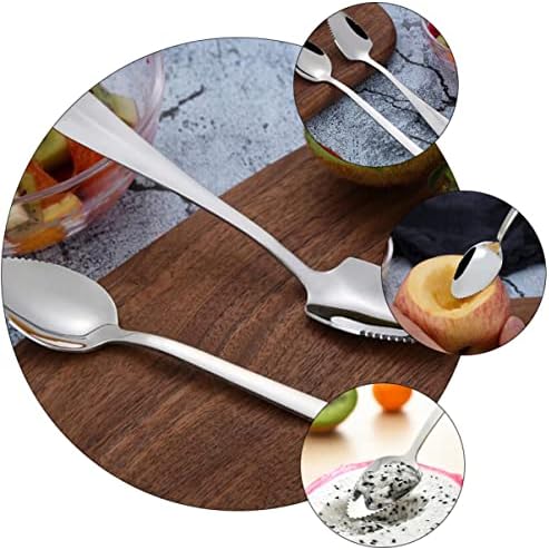 6pcs Stlss Steel Fruit Scraper Set for Babies
