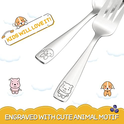 VITEVER Kids Safe Stainless Steel Cutlery Set
