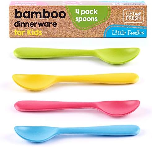 Get Fresh Bamboo Kids Spoons Set 4-Pack