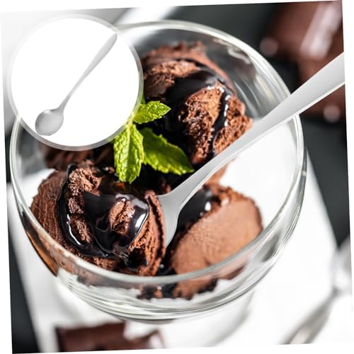 Curved Silver Ergonomic Elderly Baby Spoon for Easy Feeding