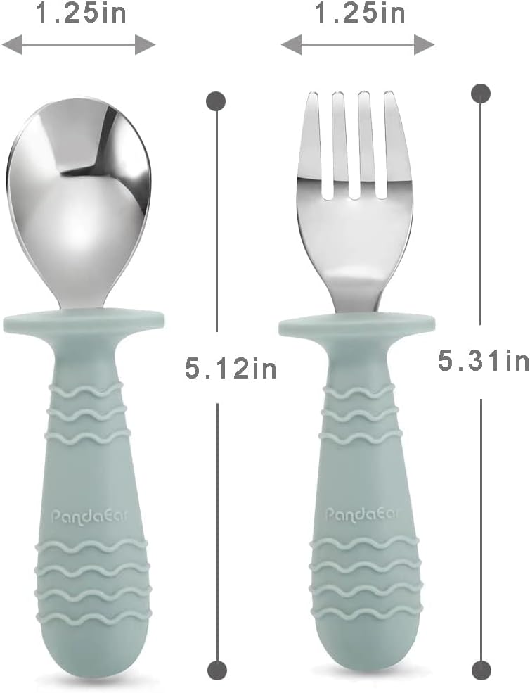 PandaEar 6-Piece Baby Toddler Utensils Set
