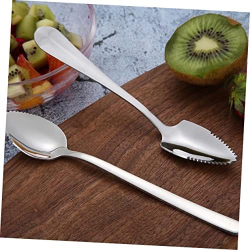 CIMAXIC 6-Piece Steel Fruit Puree Training Spoons