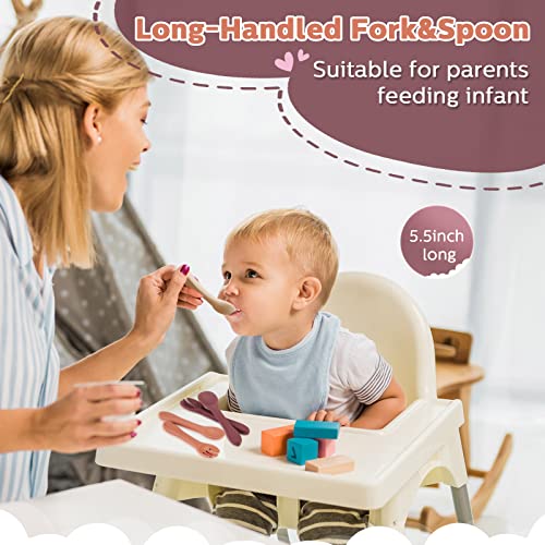 10-Piece Baby Spoon Set for Weaning