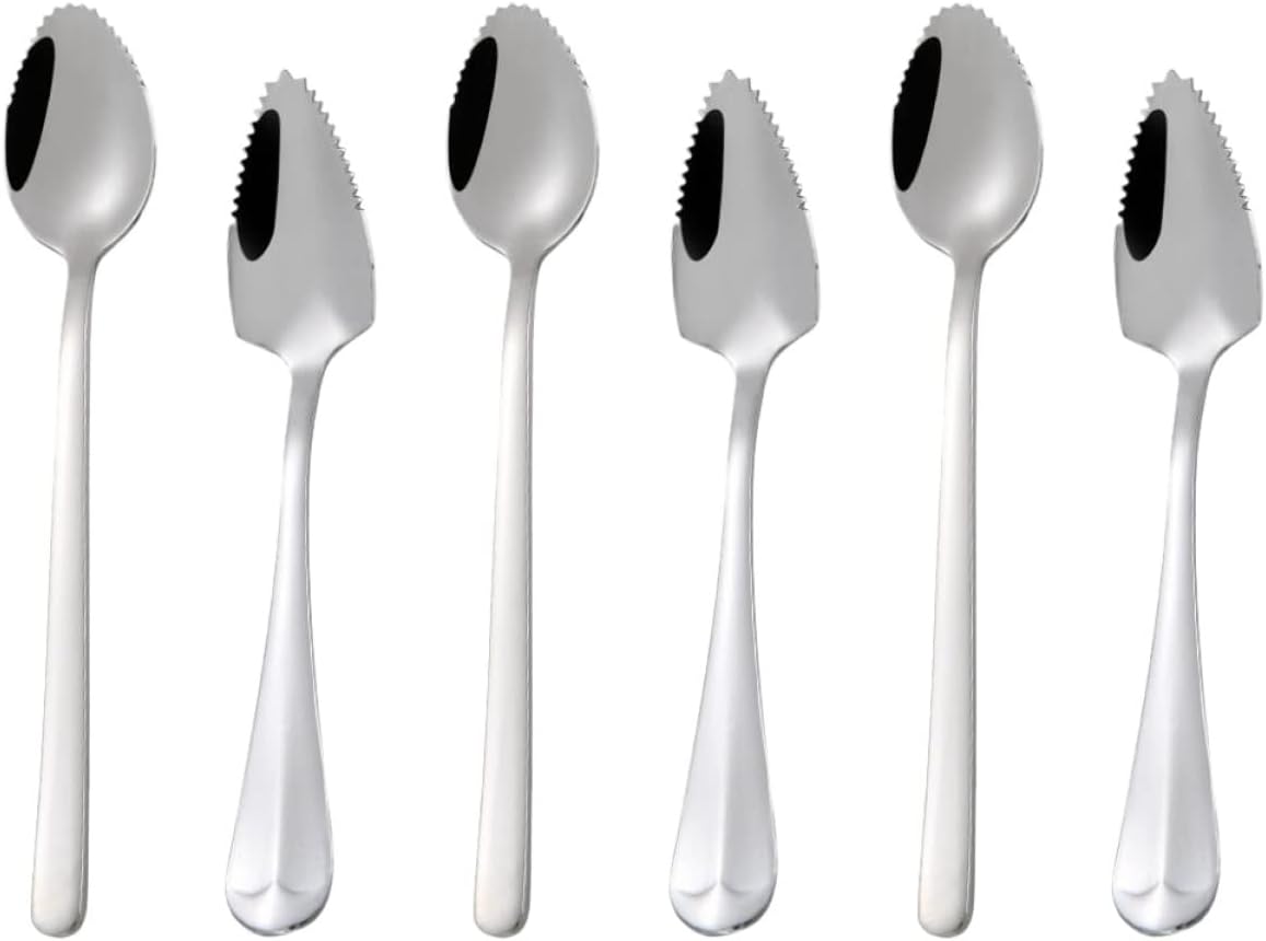 6pcs Stlss Steel Fruit Scraper Set for Babies