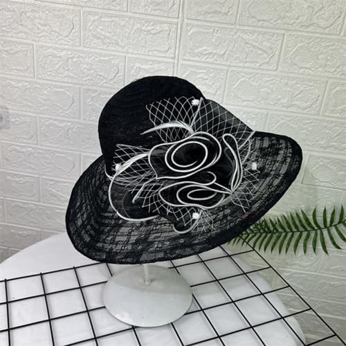Chic Black Kentucky-Derby Fascinator