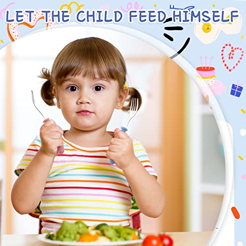 Chumia 9-Piece Stainless Steel Toddler Forks