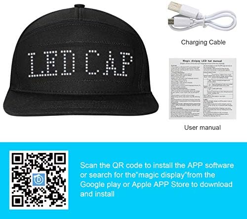 VIBRANT GR_paraexpress LED Graffiti Hat for Parties