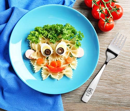 9-Piece Safe Stainless Steel Kids Flatware Set