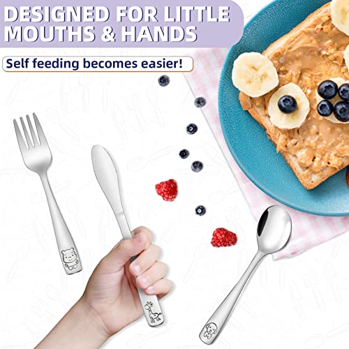 VITEVER Toddler Kids Utensils Set for BirthdaysChristmas