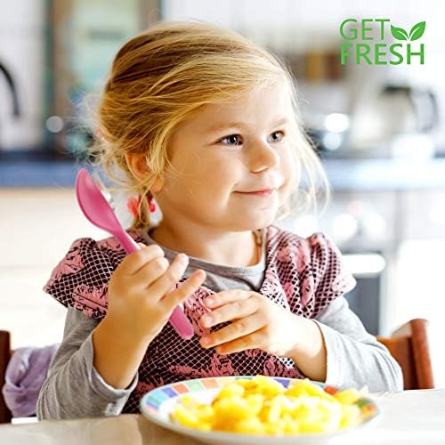 Get Fresh Bamboo Kids Spoons Set 4-Pack