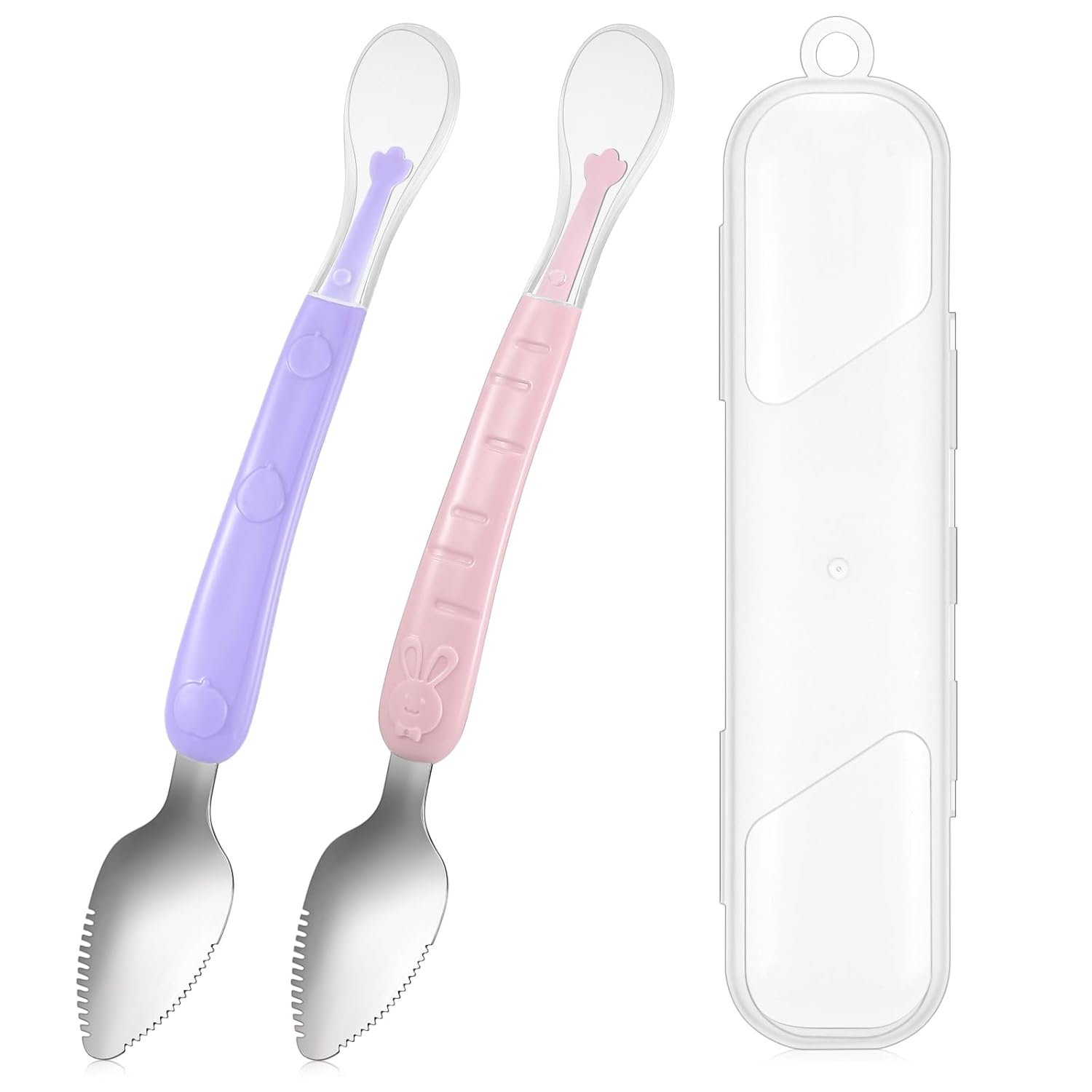 Lallisa Double Head Silicone Food Spoon