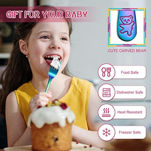 Minatee Rainbow Kids Forks Set