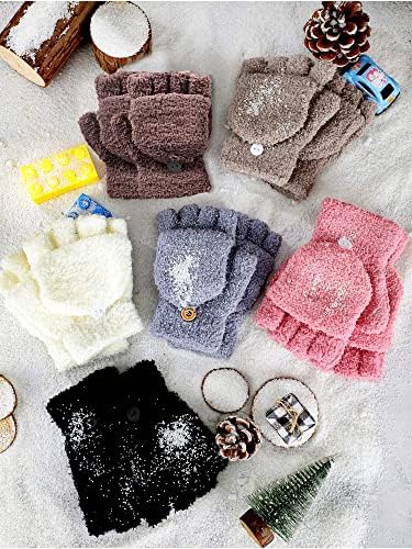 6 Kids Winter Mitten Gloves