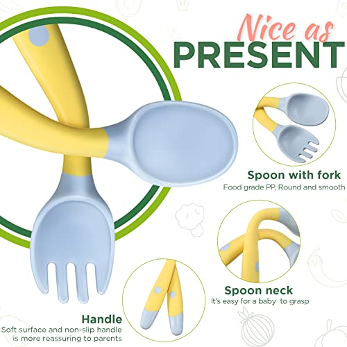 CHENGU Toddler Utensils Flatware Set
