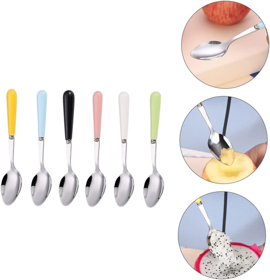 Sturdy Multi-Purpose Fruit Spoons Set