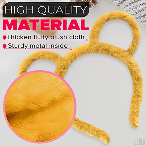 Yellow Bear Non-Slip Plush Hair Accessory