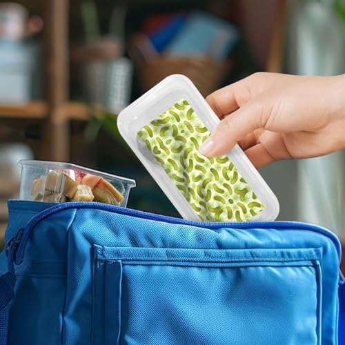 Sushi Dill Pickles Print Cutlery Set with Travel Case