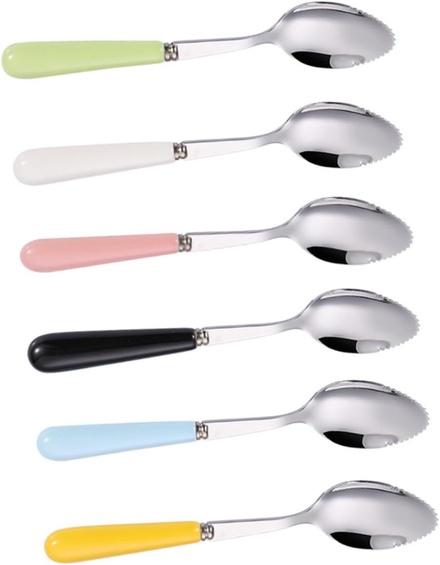 Hoement Multi-Function Serrated Fruit Spoon for Baby Feeding 1