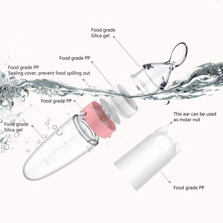 Burabi Silicone Squeeze Feeding Spoon