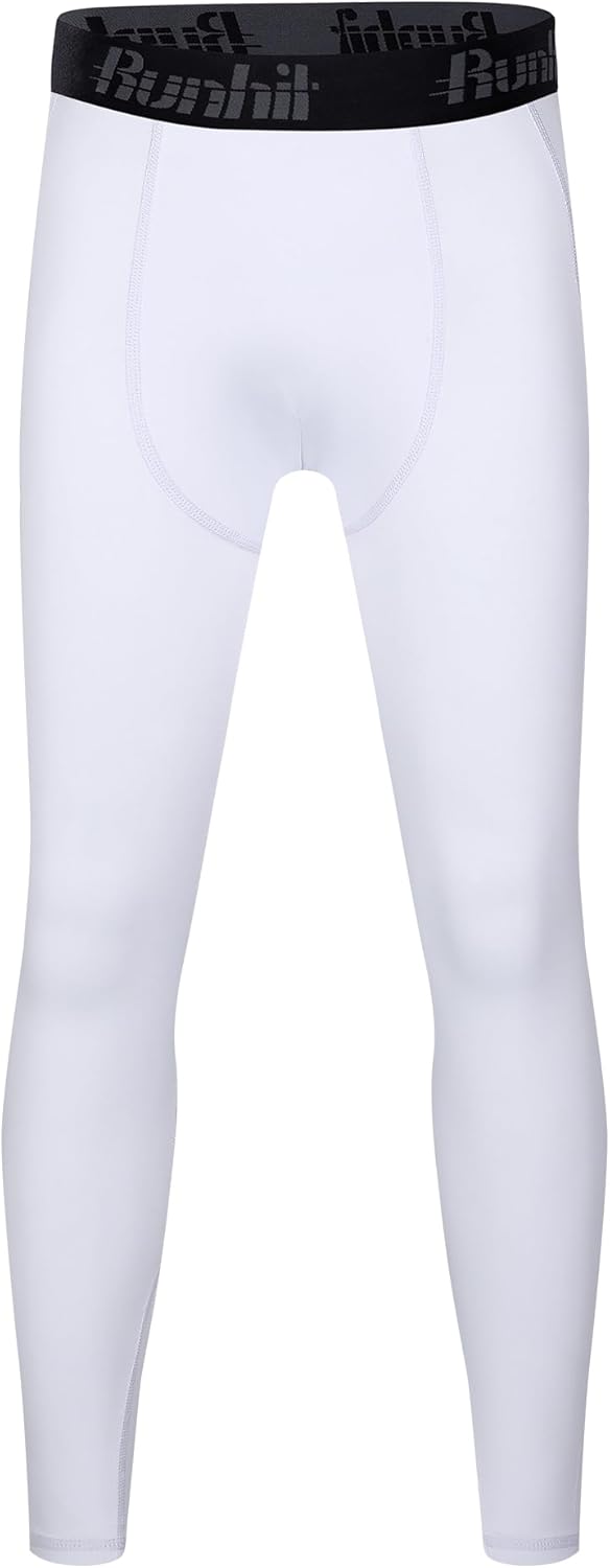 Runhit Boys Compression Leggings for Active Play