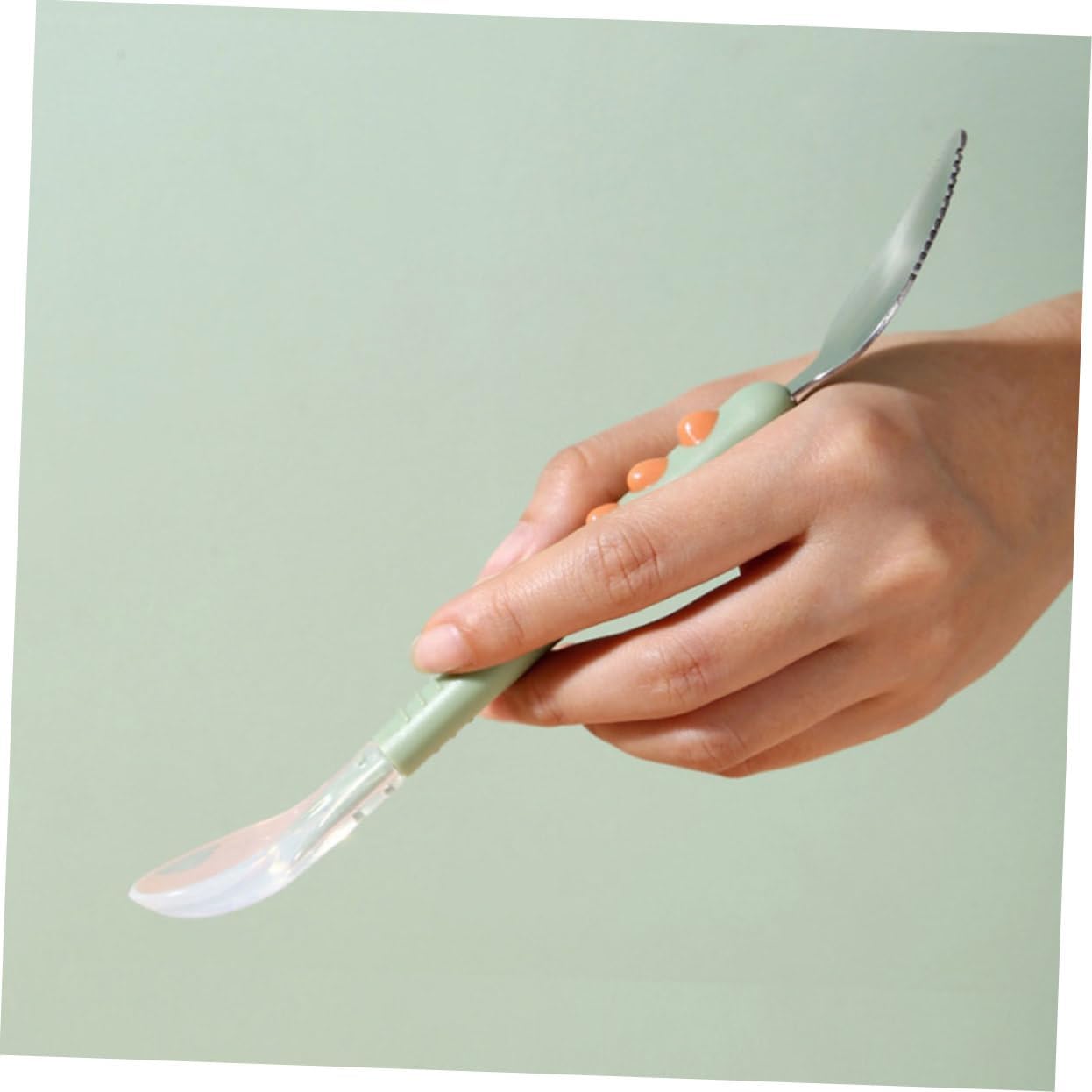 Toyvian Double-Ended Silicone Spoons Safe for Homemade Puree