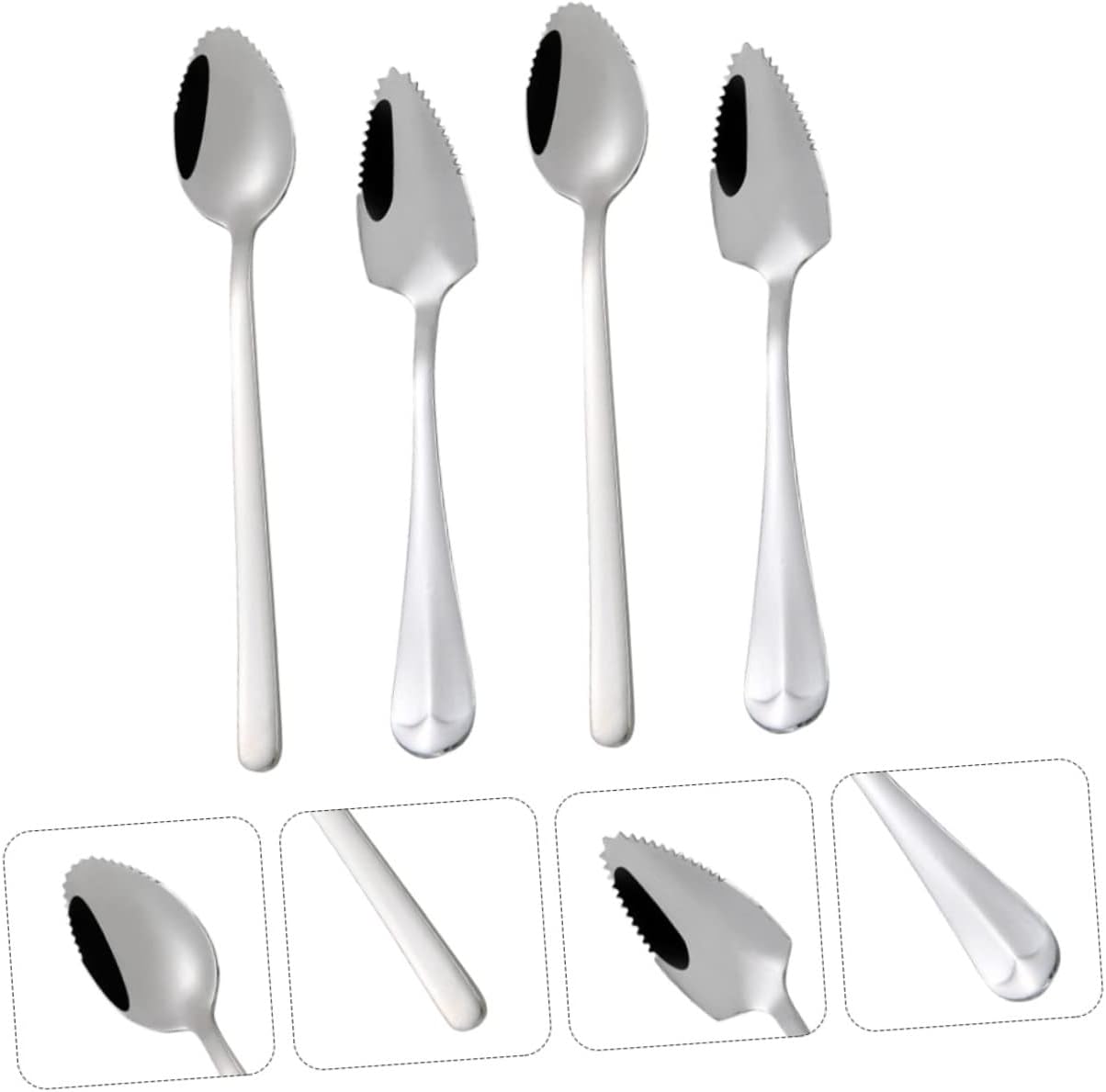 Sturdy Spoons Set for Kids Adults