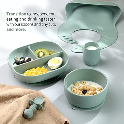 SAMiGO Silicone Baby Utensils Set
