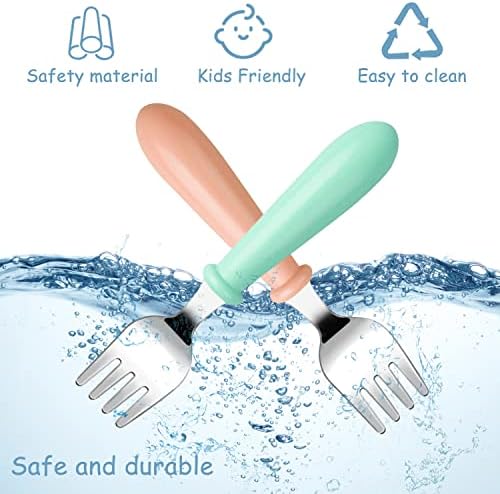 Pimoys Safe Toddler Forks for Babies