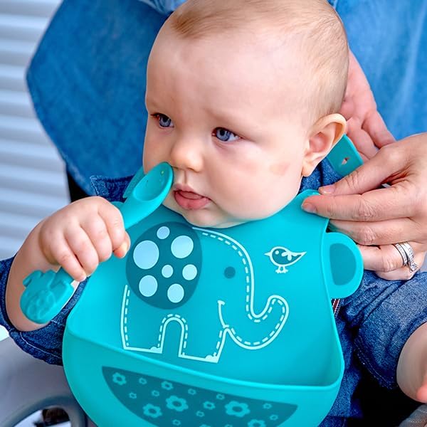 MARCUSMARCUS Baby Silicone Spoon Set BPA-Free for Starting Solids