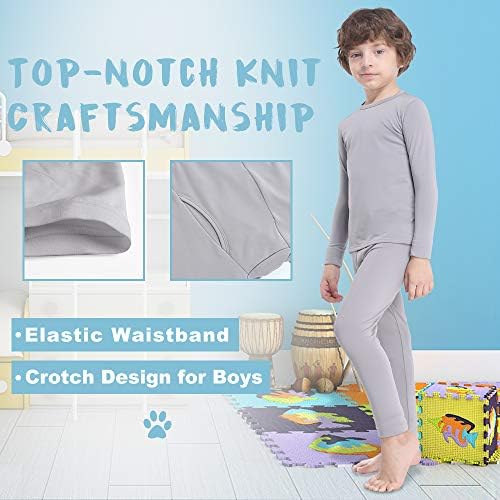 MANCYFIT Thermal Underwear for Boys - Fleece Liner