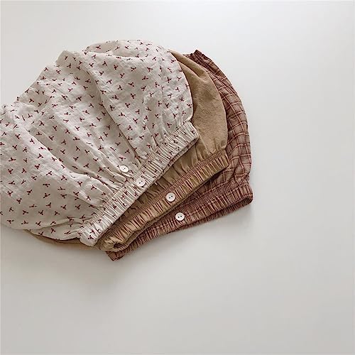 Cute Pumpkin Pattern Boys Shorts with Pockets