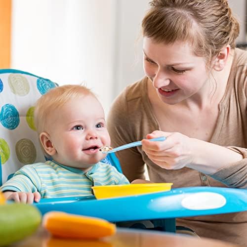 Vicloon Baby Silicone Spoons for 4-6 Month
