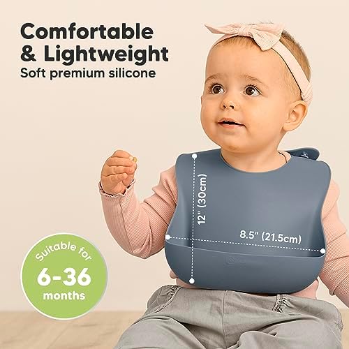 Sturdy Silicone Set for Perfect Baby Feeding