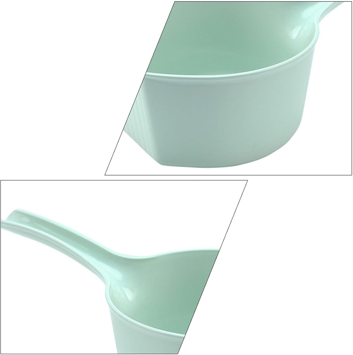 NPQPNAFCMultipurpose Green Long Handle Water Scoop for Kids