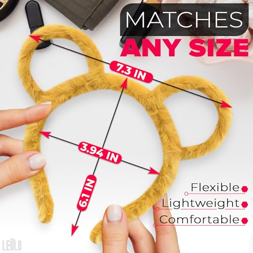 Yellow Bear Non-Slip Plush Hair Accessory