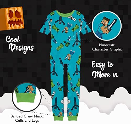 Minecraft Kids Pajama Set Fun comfy for boys