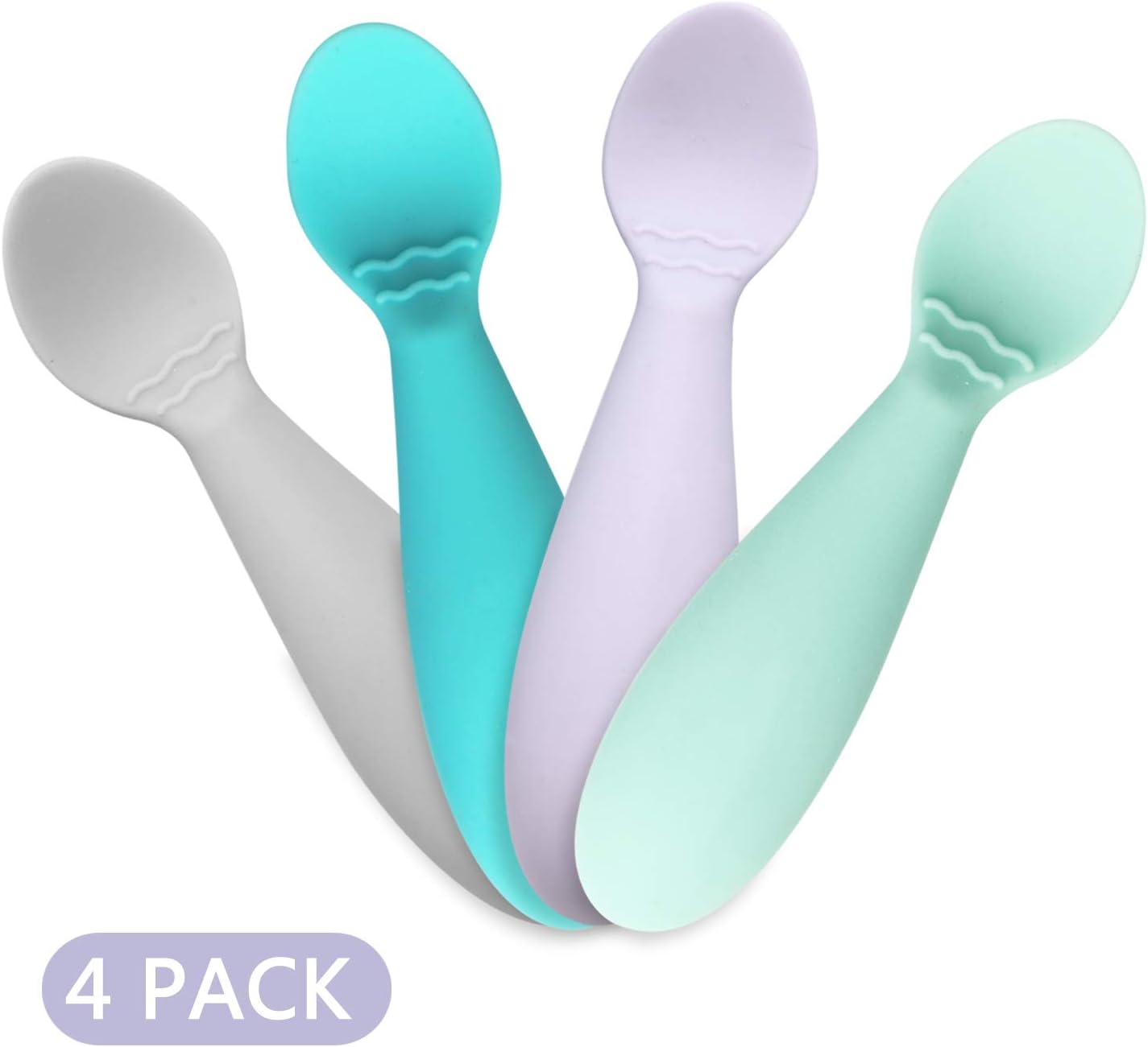 PandaEar 4-Pack BPA-Free Baby Spoons