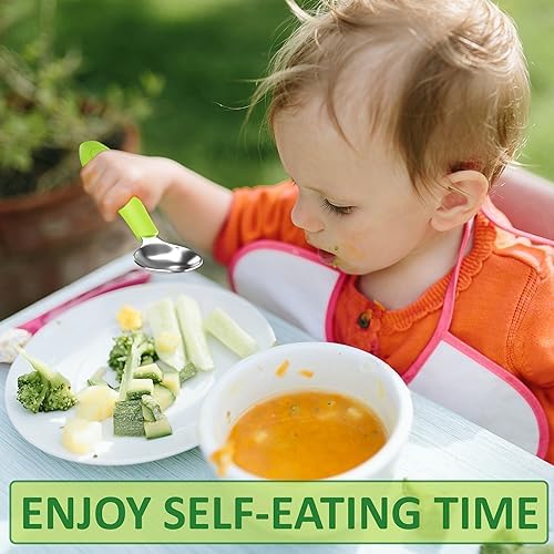 CHILLOUT LIFE Toddler Utensils Set Safe Fun and Perfect for Self-Feeding
