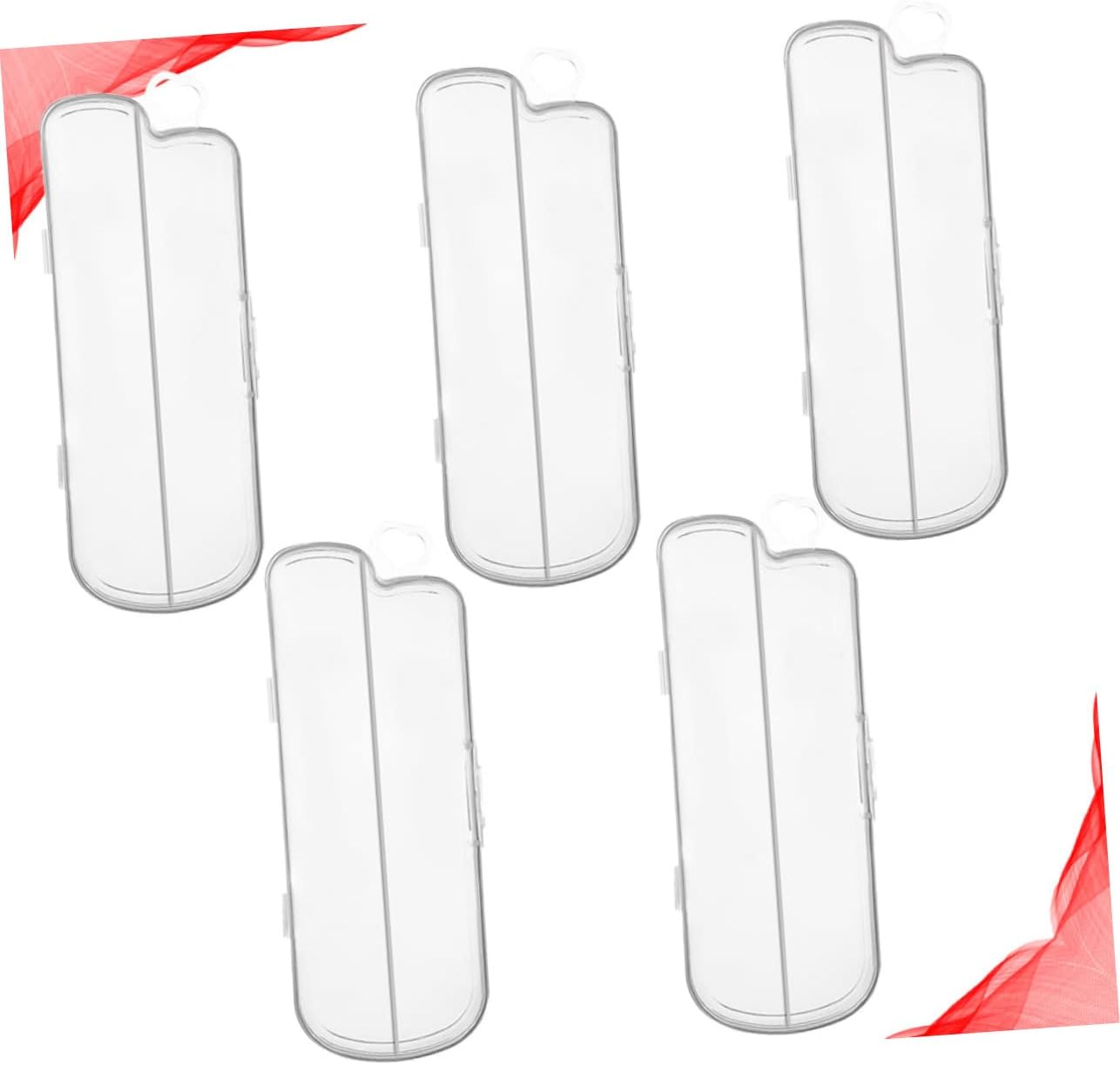 5pc Set Baby Spoons Silicone Storage Box