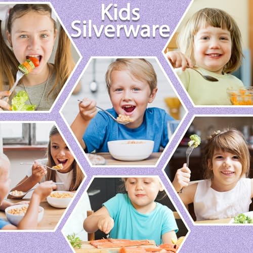 Stainless Steel Toddler Spoons Set for Self-Feeding