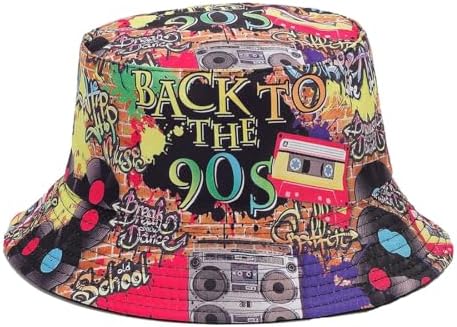 Back to the 90s Unique Bucket Hat for Women Men