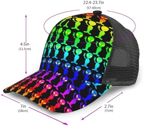 JZDACH Men Women Baseball Cap High-Fashion Snapback Trucker Hat Camo Dad Gift