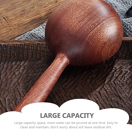 Wooden Large Water Scoop for Kitchen Bathing