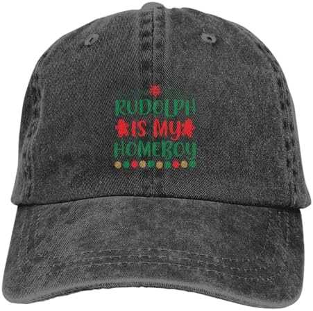 Trendy Adjustable Baseball Hat for Men Women Four-Season Outdoors Black