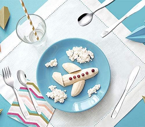 Exzact 6 Piece Kids Flatware Set - Forks and Spoons