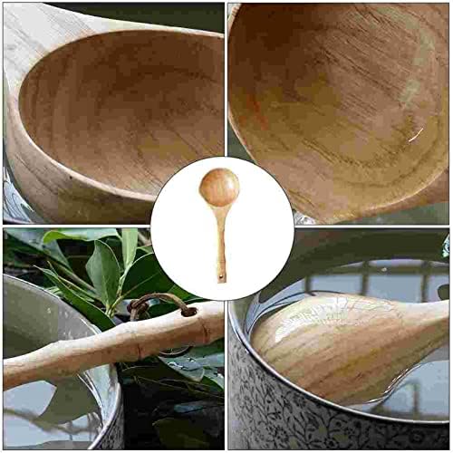 High-Quality Wooden teaspoon for Sauna Hair Kitchen Use NPQPNAFC