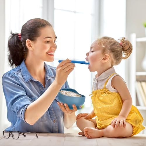 Durable Silicone Baby Feeding Set for Supervised Feeding